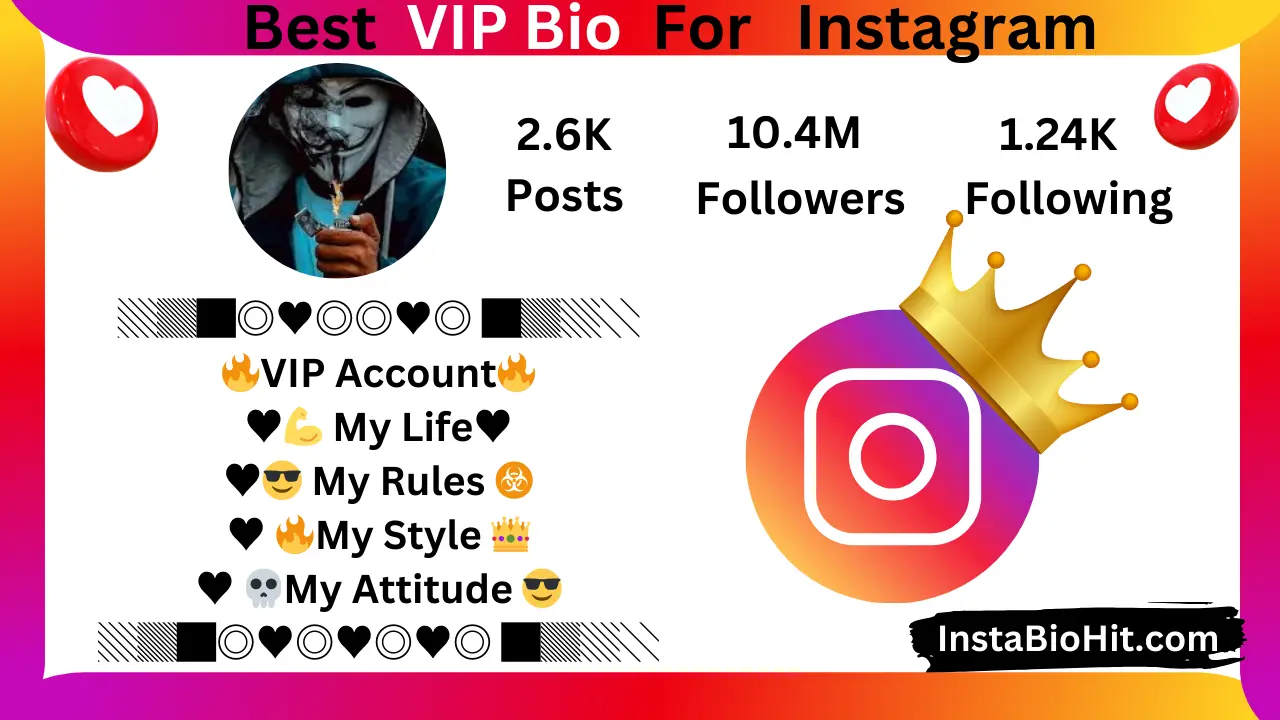 instagram vip bio