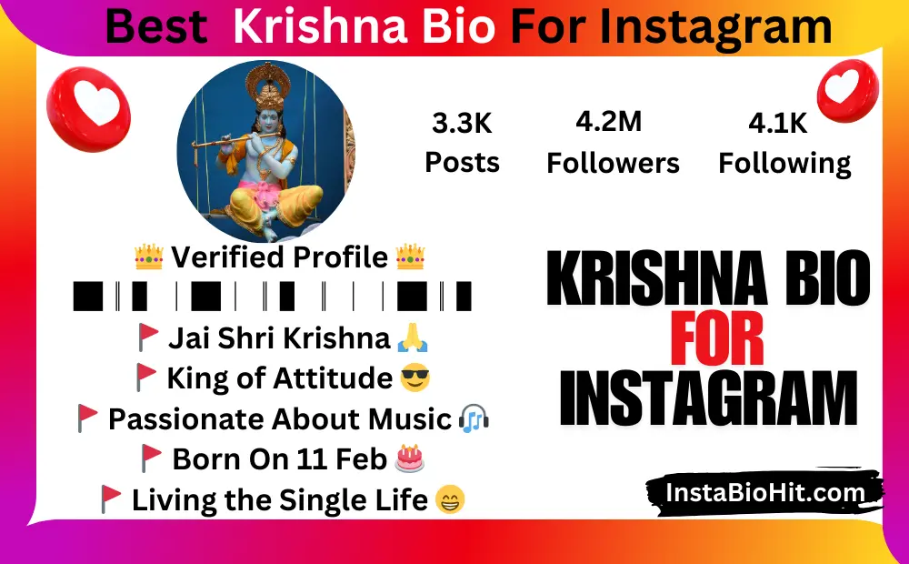 Instagram Bio For Shri Krishna Bhakt