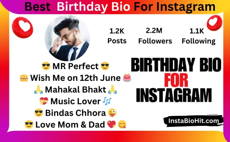 birthday bio for instagram