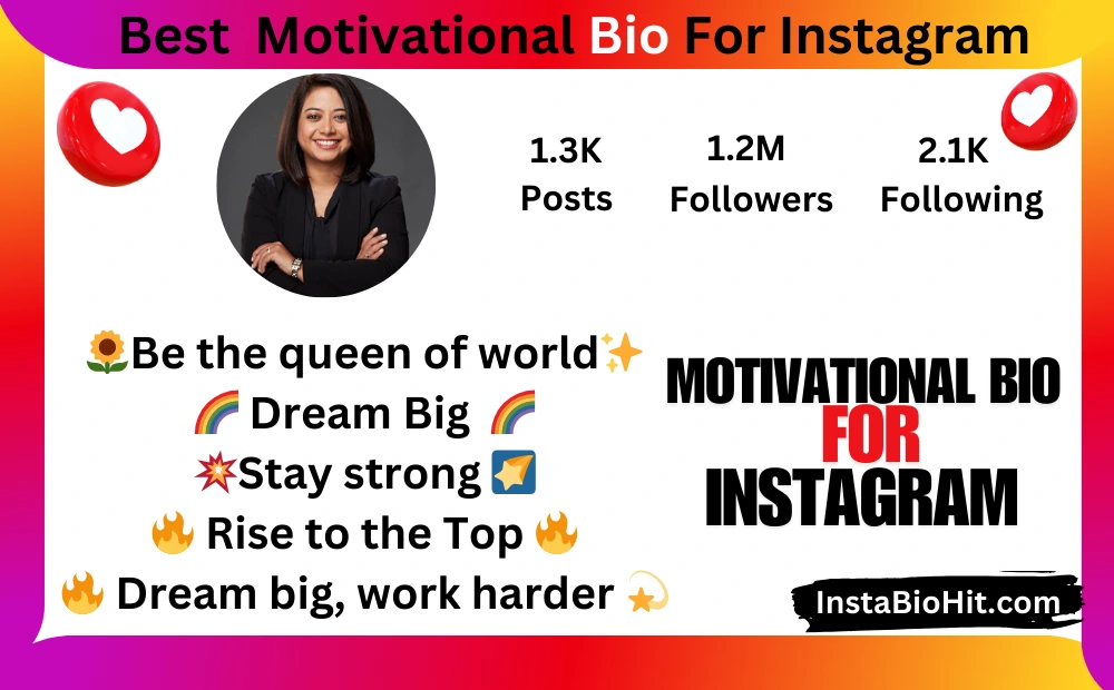 Motivational Bio for Instagram For Girls