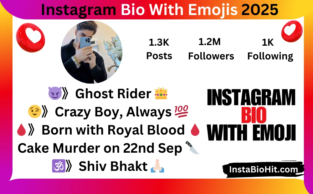 Instagram Bio With Emojis