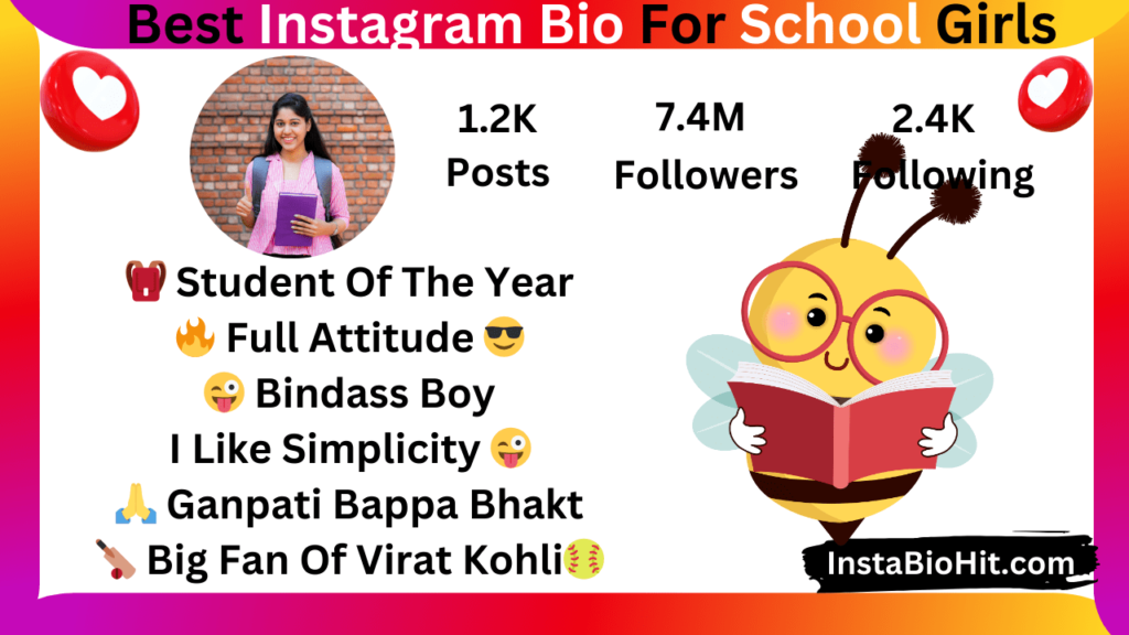 Instagram Bio For School Girls 