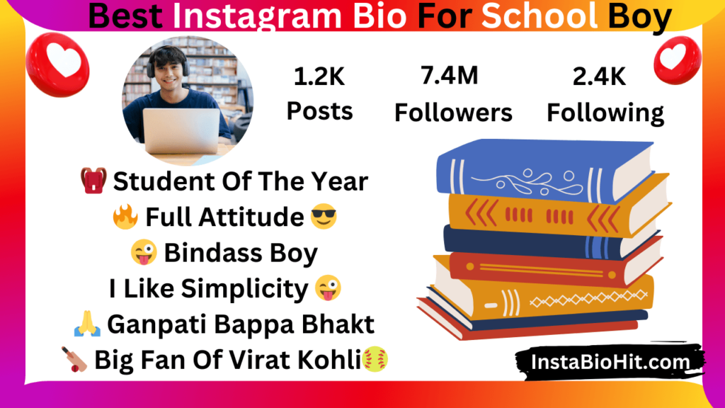 Instagram Bio For School Boys Stylish 