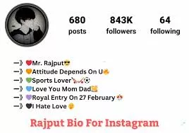 rajput bio for instagram with emojis
