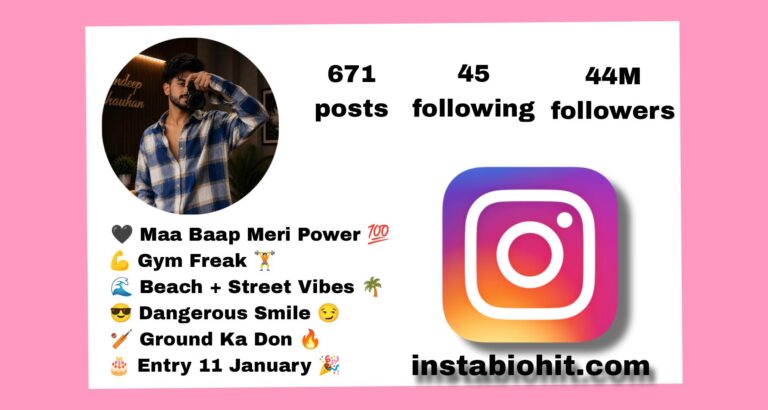 Gangster Bio For Instagram