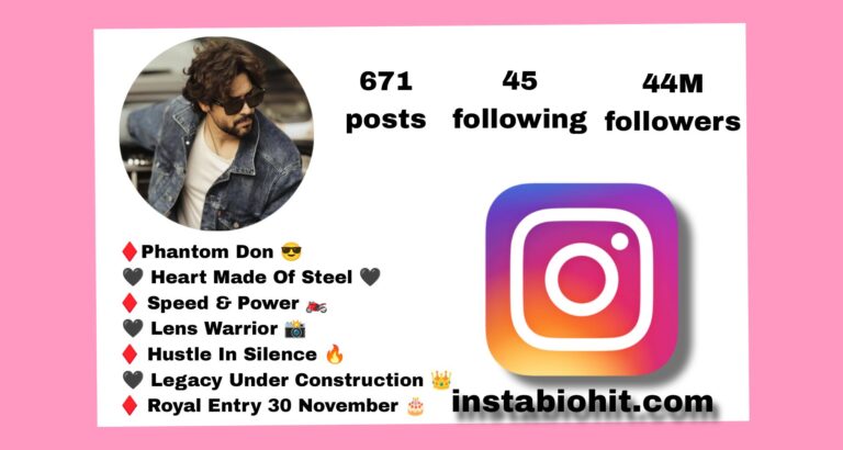 Gangster Bio For Instagram