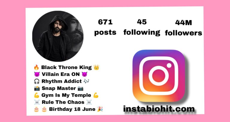 Gangster Bio For Instagram