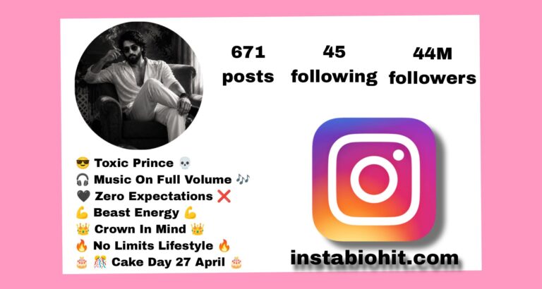 Gangster Bio For Instagram