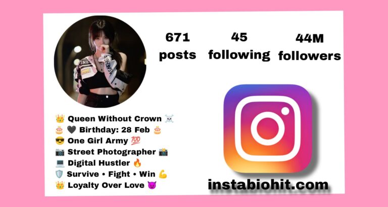 Gangster Bio For Instagram