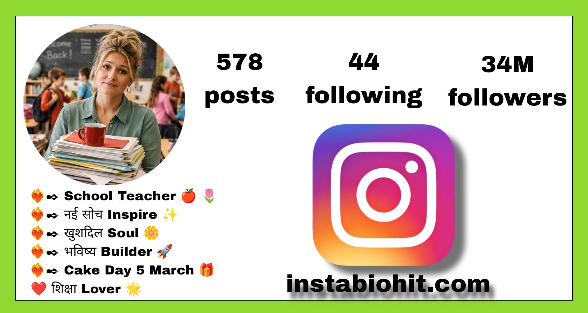 Best  100+ Teacher Instagram Bio {2026} : School Teachers Bios