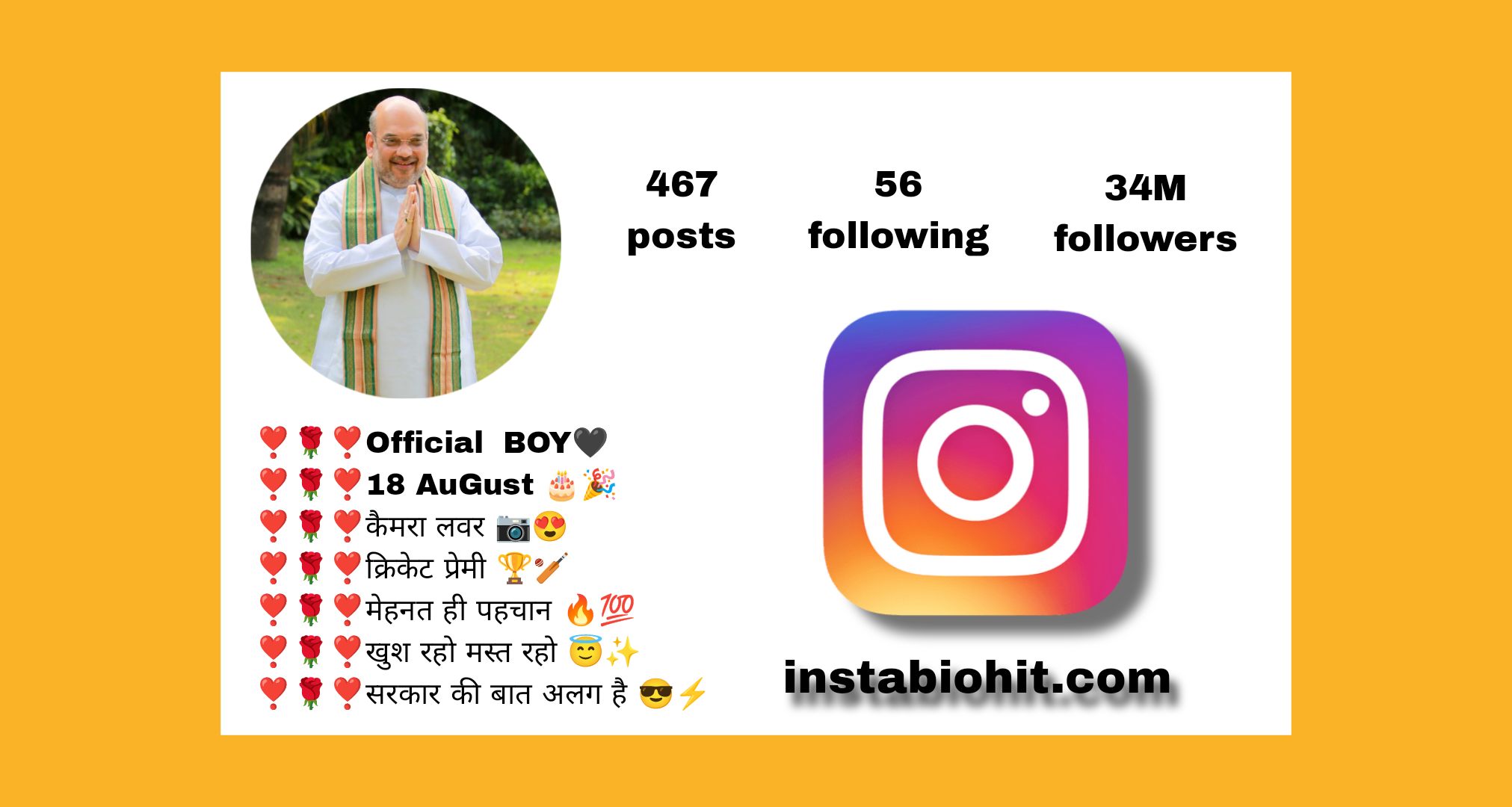Best (328+) Sarkar Bio For Instagram | सरकार बायो फॉर इंस्टाग्राम 2026