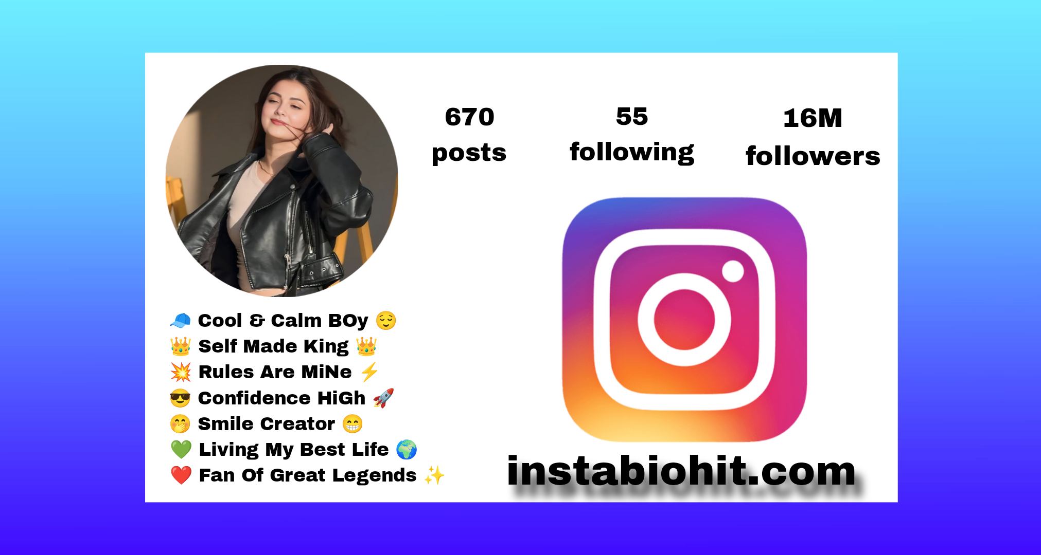 Best 1022+ Professional Instagram Bio For [Boy & Girls] | Stylish Uniqe & Attitude 2026