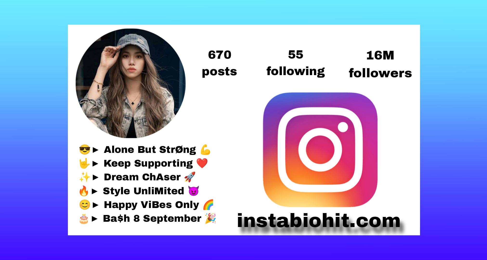 Best 1022+ Professional Instagram Bio For [Boy & Girls] | Stylish Uniqe & Attitude 2026