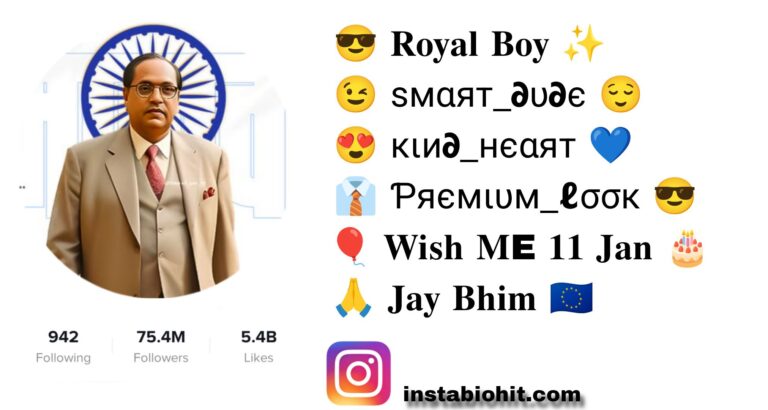 Best 791+ Jay Bhim Instagram Bio In Marathi Style – VIP & Attitude