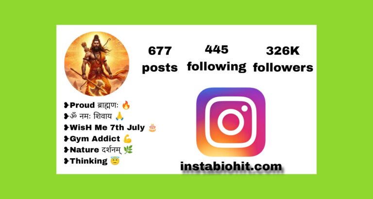 Best 329+ ब्राह्मण Bio For Instagram In Hindi | Attitude Boys and Girls 2026
