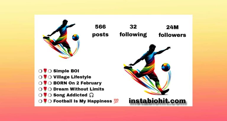 Best 518+ Instagram Football Bio [2026] | Bangla & Hindi