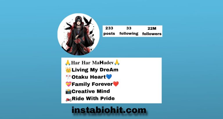 435+ Best Anime Bio For Instagram (Boys And Girls) : Ready To Copy And Paste