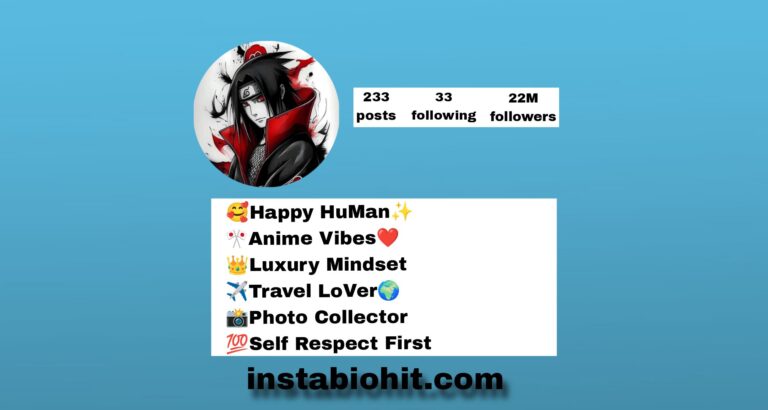 435+ Best Anime Bio For Instagram (Boys And Girls) : Ready To Copy And Paste