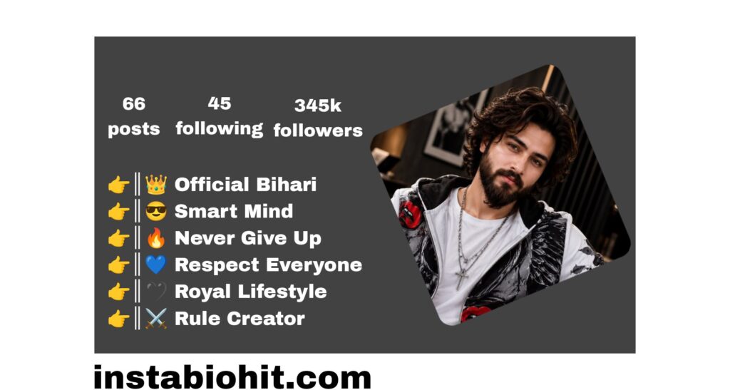 Instagram Bihari Bio