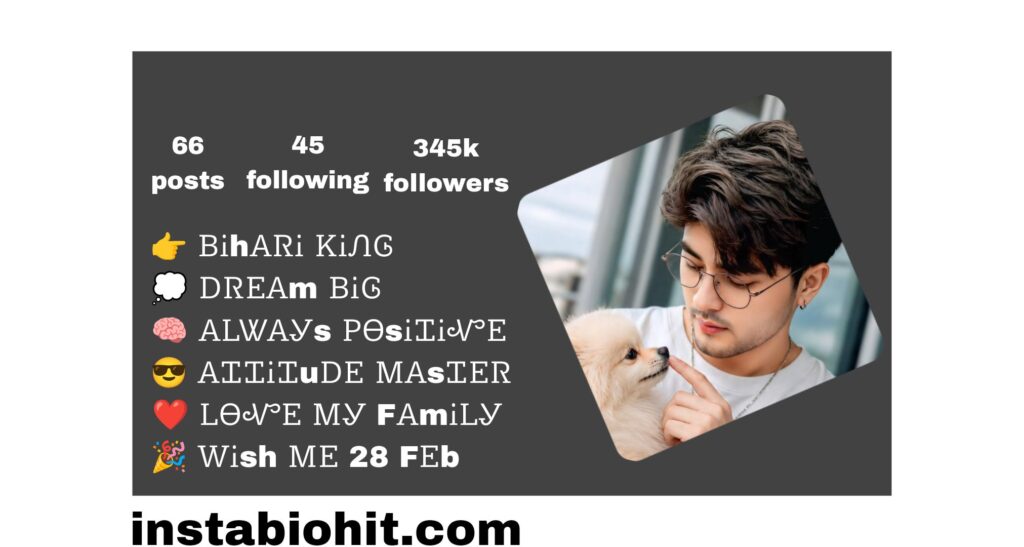 Instagram Bihari Bio